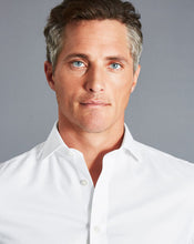 Load image into Gallery viewer, Spread collar Non-Iron Richmond Weave Shirt - White
