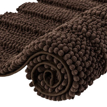 Load image into Gallery viewer, Faddis Super Soft Striped Absorbent Rectangle Non-Slip Bath Rug
