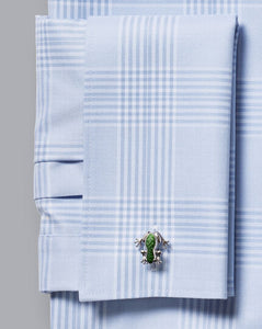 Frog Cufflinks - Silver Grey