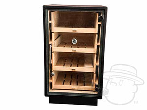 The Manchester Matte Black 250 Count Humidor