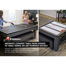 Load image into Gallery viewer, Hampton 7' 3 in 1 Air Hockey, Dining, and Table Tennis Table
