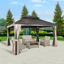 Load image into Gallery viewer, Hardtop 12 Ft. W x 10 Ft. D Aluminum Patio Gazebo
