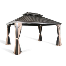 Load image into Gallery viewer, Hardtop 12 Ft. W x 10 Ft. D Aluminum Patio Gazebo
