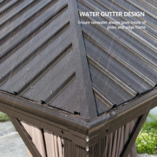 Load image into Gallery viewer, Hardtop 12 Ft. W x 10 Ft. D Aluminum Patio Gazebo
