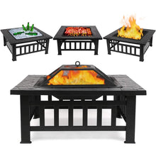 Load image into Gallery viewer, Harijan 17.3'' H x 31.9'' W Iron Outdoor Fire Pit by Winston Porter
