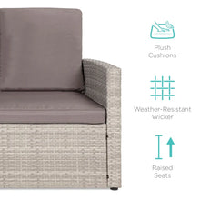 Load image into Gallery viewer, Ilio Rectangular 7 - Person 52'' Long Dining Set with Cushions
