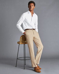 Italian Linen Pants - Stone Slim