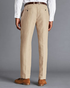 Italian Linen Pants - Stone Slim