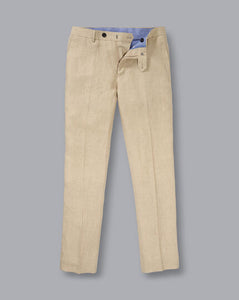 Italian Linen Pants - Stone Slim