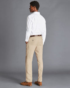 Italian Linen Pants - Stone Slim