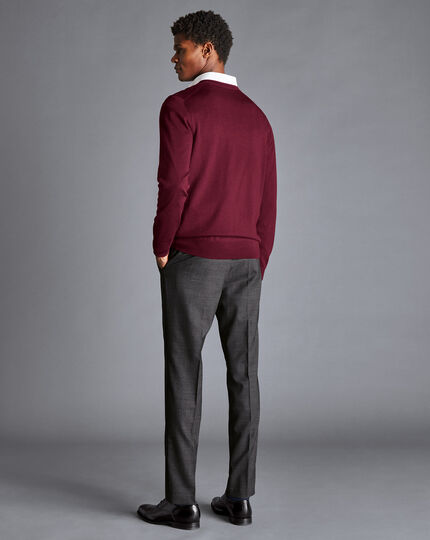 Italian Wool Pants - Grey