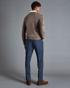 Italian Wool Pants - Indigo Blue