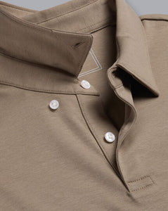 Mocha Smart Jersey Polo