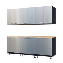 Load image into Gallery viewer, Kit 21: Premium Cabinet System | Three-Wide Work Center
