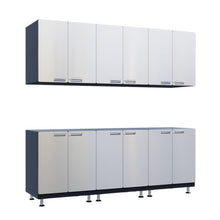 Load image into Gallery viewer, Kit 22: Premium Cabinet System | Three-Wide Work Center (No Countertop)
