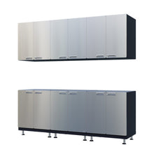Load image into Gallery viewer, Kit 22: Premium Cabinet System | Three-Wide Work Center (No Countertop)
