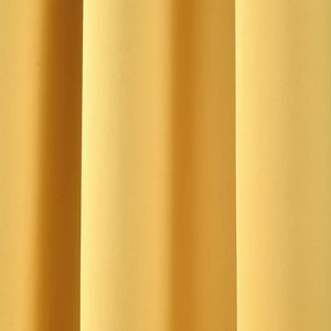 Ketterman Solid Blackout Thermal Grommet Curtain Panels (Set of 2)