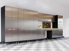 Load image into Gallery viewer, Kit 6: Premium Cabinet System | Four-Wide Storage Desk
