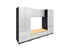 Load image into Gallery viewer, Kit 9: Premium Cabinet System | Double-Wide Media Center
