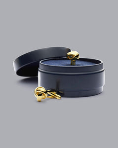 Knot Cufflinks - Gold