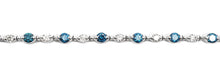 Load image into Gallery viewer, 18K White Gold And Blue Diamond Bracelet. Style: LP5736BDA
