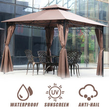 Load image into Gallery viewer, Large Garden 8.8 Ft. W x 8.8 Ft. D Steel Patio Gazebo

