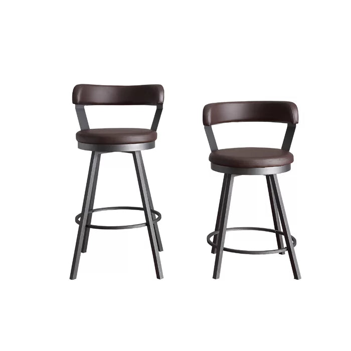 Laub Swivel Bar Stool (Set of 2) by Williston Forge