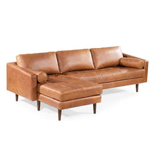 Load image into Gallery viewer, Leopold 104.5" Wide Genuine Leather Sofa &amp; Chaise
