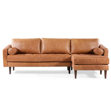 Load image into Gallery viewer, Leopold 104.5" Wide Genuine Leather Sofa &amp; Chaise
