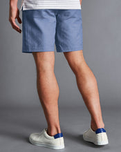 Load image into Gallery viewer, Linen Cotton Shorts - Cornflower Blue
