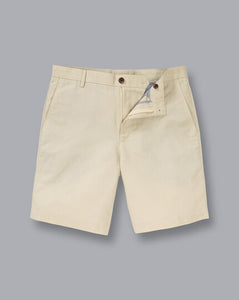 Linen Cotton Shorts - Cream