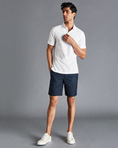 Linen Cotton Shorts - Ink Blue