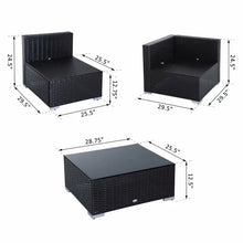 Load image into Gallery viewer, Merton Wicker/Rattan 6 - Person Seating Group with Cushions by Sol 72 Outdoor
