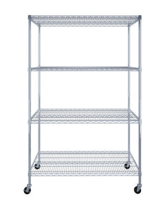 24″ x 48″ x 72″ 4-Tier Wire Shelving