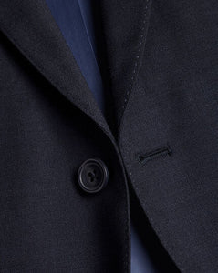 Natural Stretch Twill Suit - Navy