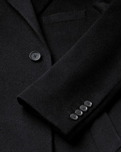 Wool Overcoat - Black