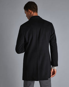 Wool Overcoat - Black