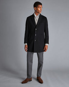 Wool Overcoat - Black