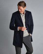 Load image into Gallery viewer, Wool Overcoat - Navy
