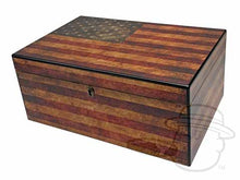 Load image into Gallery viewer, Old Glory 100 Count Humidor By Humidor Supreme

