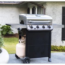 Load image into Gallery viewer, Performance Series Char-Broil 4 - Burner Free Standing Liquid Propane 36000 BTU Gas Grill with Side Burner
