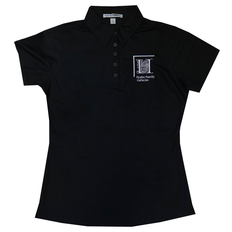 Hoehn Families Galleries Polo Women's Black/Charcoal