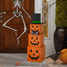 Load image into Gallery viewer, Pumpkins And Scarecrow Double Sided Fall Porch Decor
