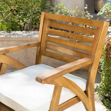 Load image into Gallery viewer, Rectangular 6 - Person 32.25'' Long Dining Set with Cushions
