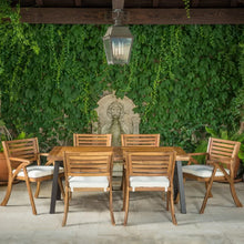 Load image into Gallery viewer, Rectangular 6 - Person 32.25'' Long Dining Set with Cushions
