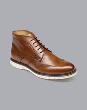 Load image into Gallery viewer, Brogue Boots - Tan
