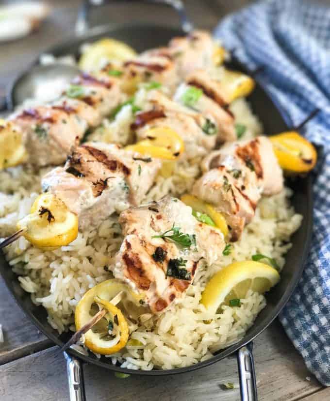 Salmon Kabob