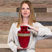 Load image into Gallery viewer, Serenity Beautiful Cremation Urn For Human Ashes - With Velvet Bag
