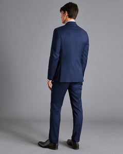 Twill Business Suit - Royal Blue