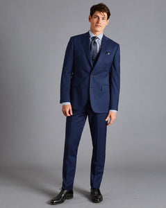 Twill Business Suit - Royal Blue